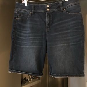 Lane Bryant Sz 16 Denim Shorts